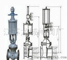 江蘇龍城閘閥廠Z641H-16C氣動閘閥高清細(xì)節(jié)解析